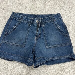 Faded Glory Dark Blue Jean Shorts